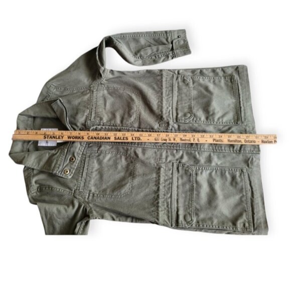 Madewell Army Olive Duck Cloth Hooded Raincoat Jacket XXS NWT - Picture 11 of 12